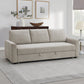 Leira Beige Linen Pull Out Sleeper