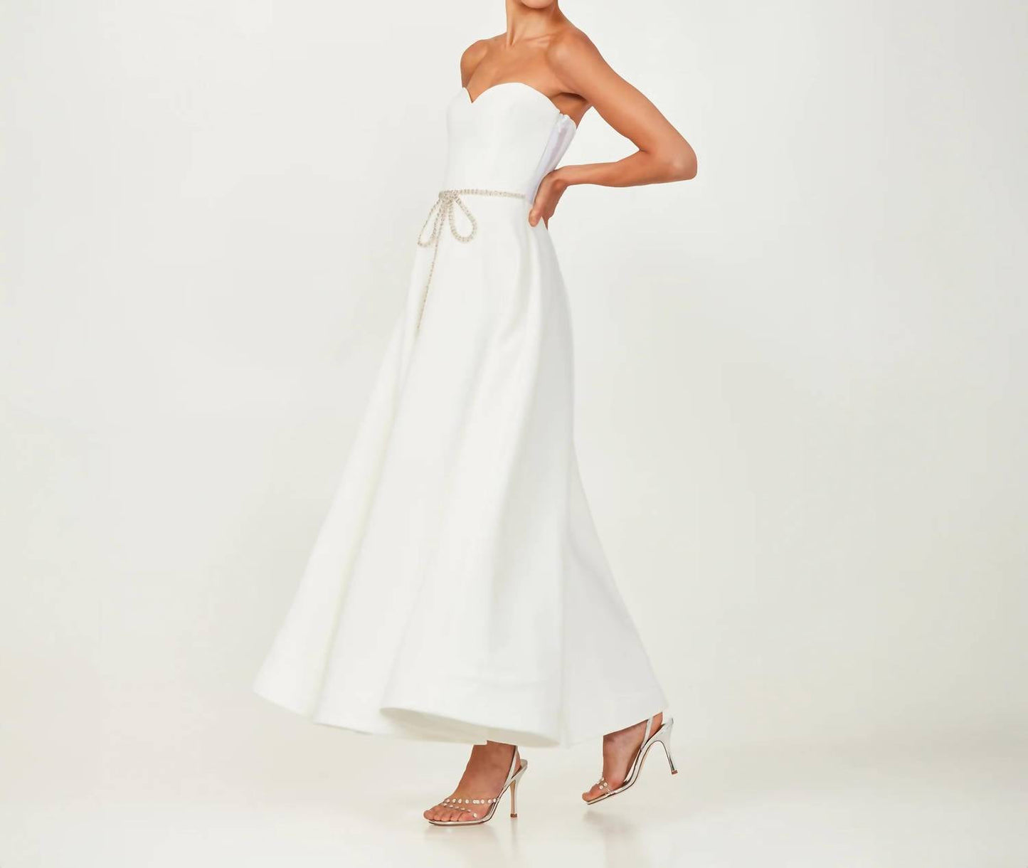 Helsi - Grace Sweetheart Strapless Crystal Bow Ball Gown