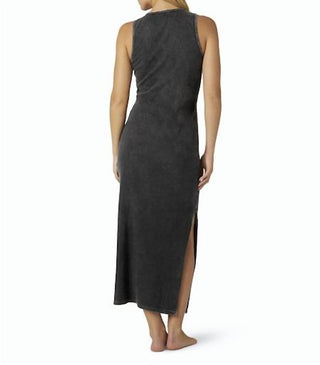 Beyond Yoga - By Effortless Tank Dress Washed Black