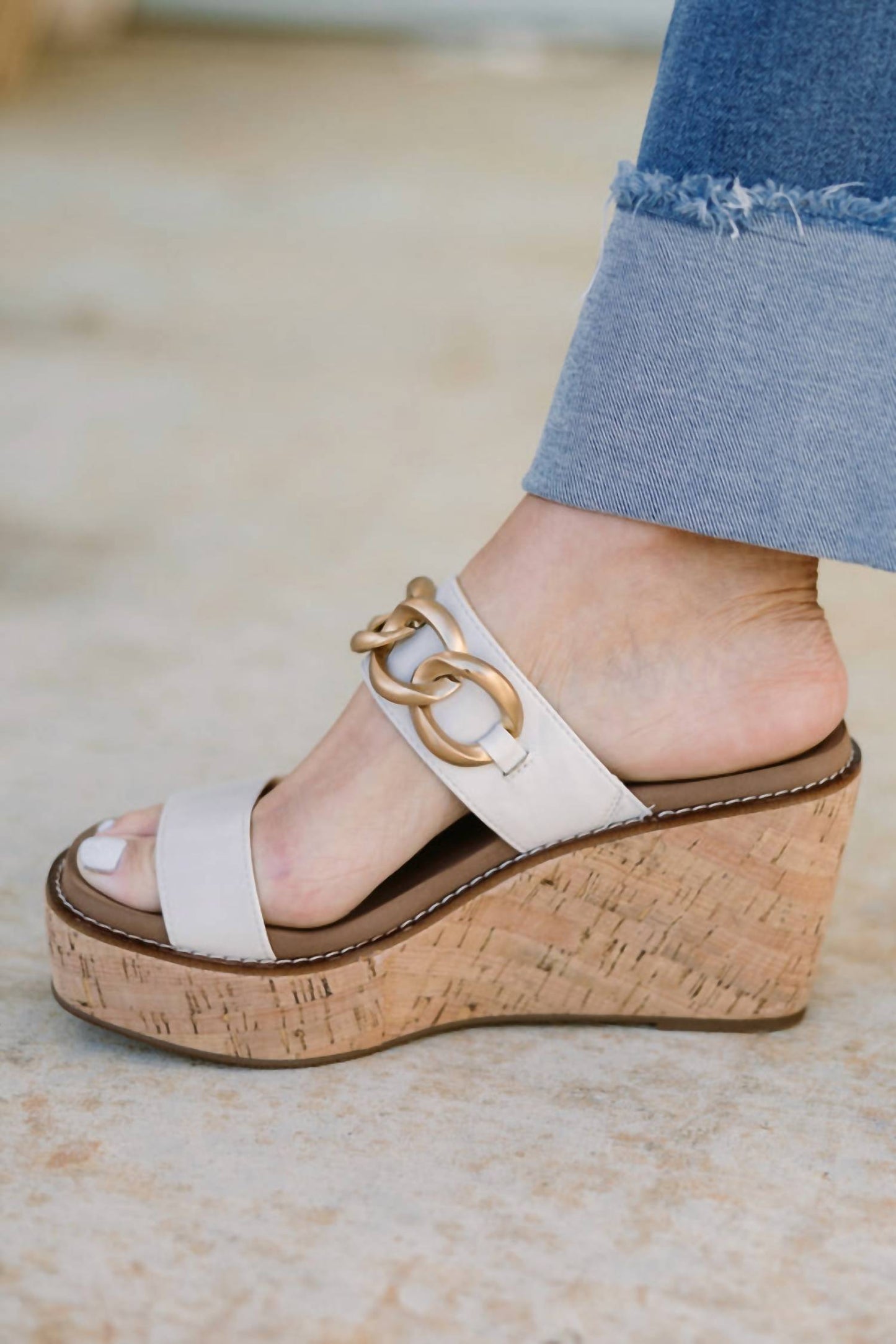 Corkys Footwear - Chain Detail Wedges