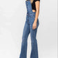 Judy Blue - Tummy Control Overall Flare Jeans