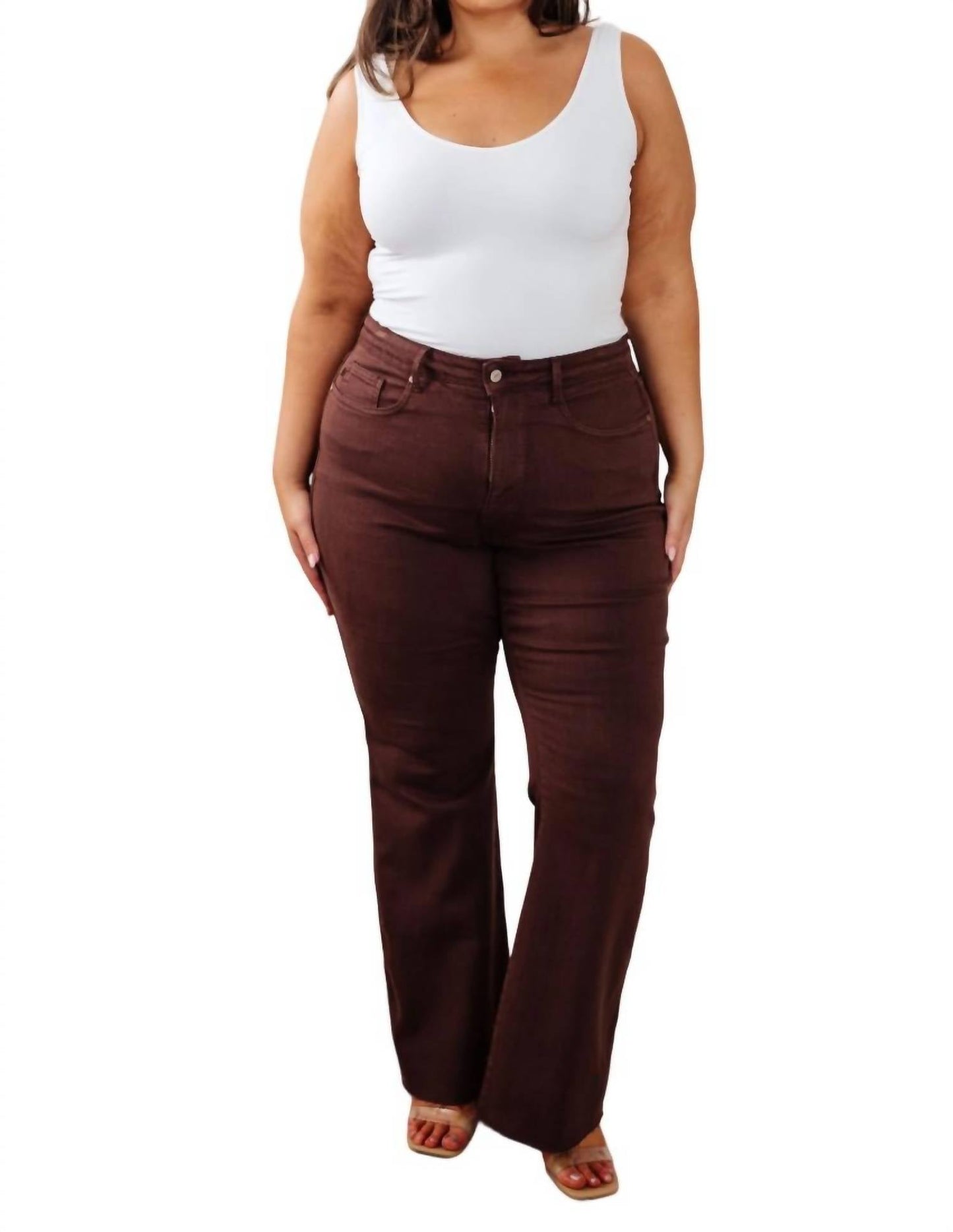 Judy Blue - High Rise Control Top Flare Jeans