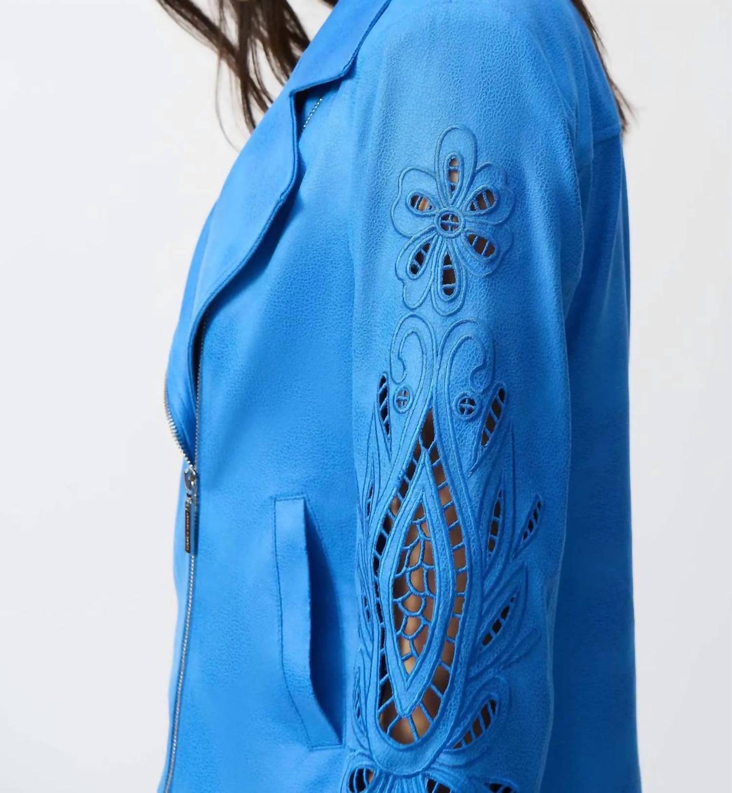 Joseph Ribkoff - Faux Suede Jacket