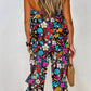 Trendsi - Printed Tube Wide Leg Jumpsuit