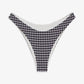 Frankies Bikinis - Dove Gingham Bikini Bottom