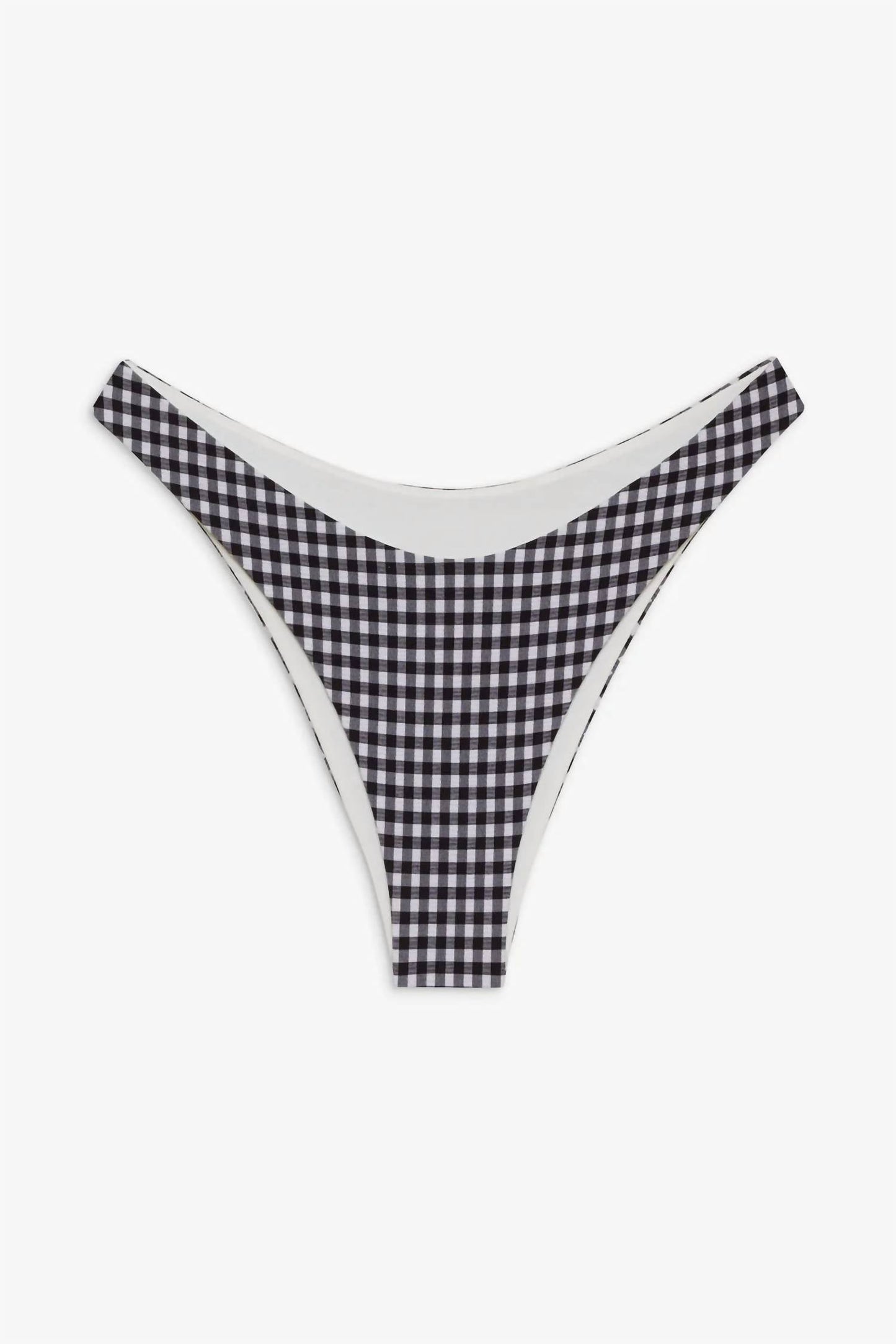 Frankies Bikinis - Dove Gingham Bikini Bottom