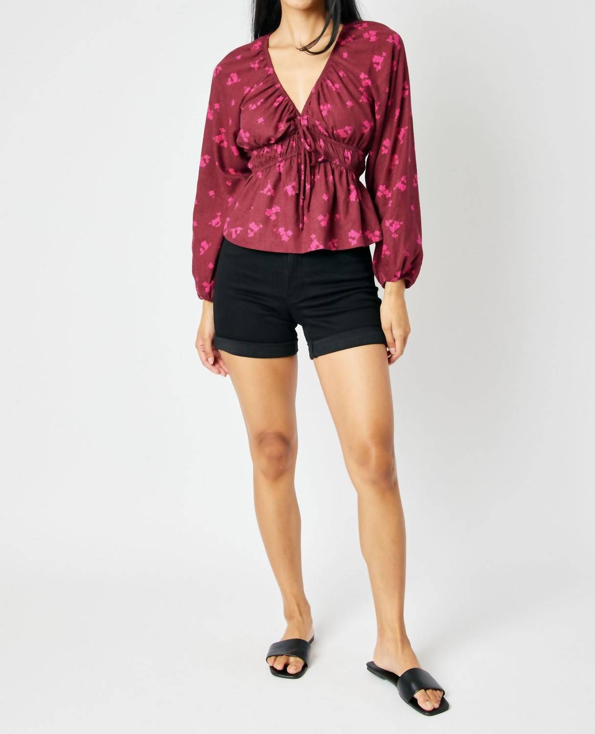 Judy Blue - High Waist Tummy Control Cuffed Non Distressed Shorts