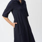 Joseph Ribkoff - Stretch Poplin Trapeze Dress
