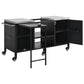 K&K 72.4' Large Grill Table for Big Green Egg