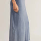 Z Supply - Gail Jersey Denim Midi Skirt