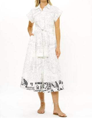 Oliphant - Women's Roman Belted Dress