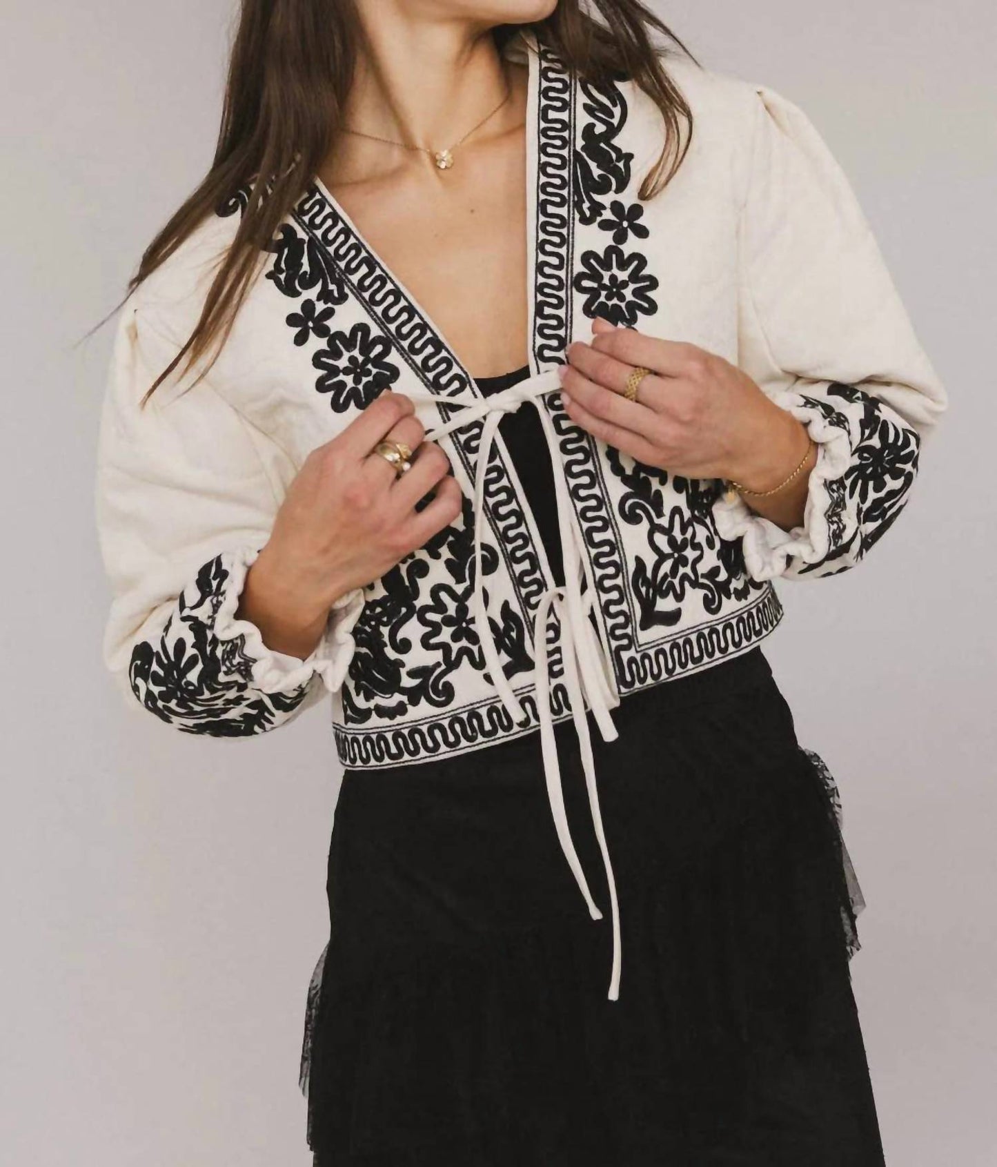 Aaron & Amber - Benja Embroidered Jacket