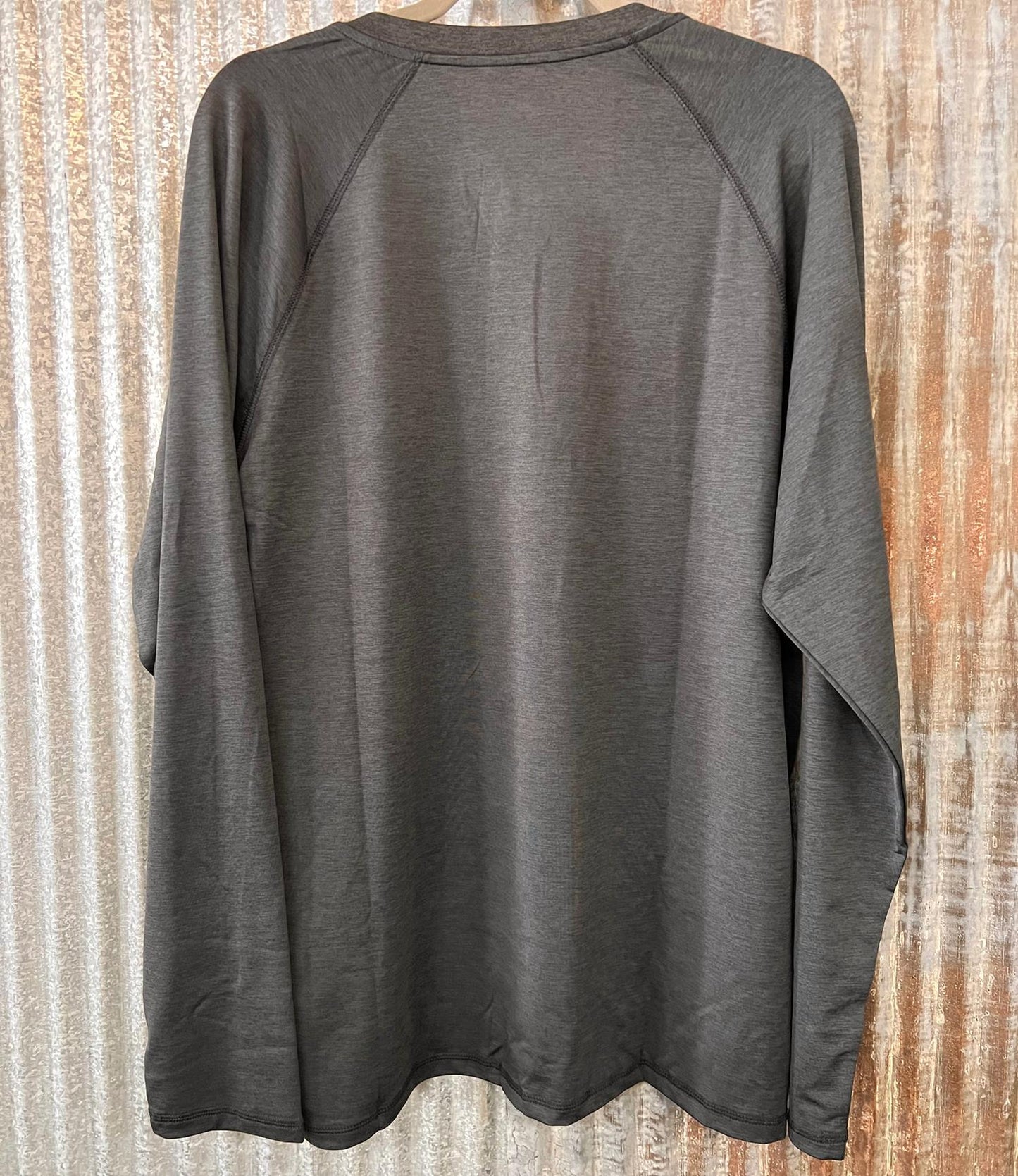 Flags & Anthem - Men's Hanover Long Sleeve Performance Henley Tee