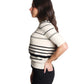 Frame - Striped Short Sleeve Sweater