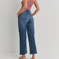 Just Black Denim - Cargo Pocket Wide Leg Jeans