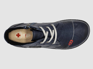 Kcr Group - Women's Medical-Sole Wool-Lined Zip-Up Leather Boots