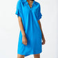 Joseph Ribkoff - Ruffled V-neck Shift Dress