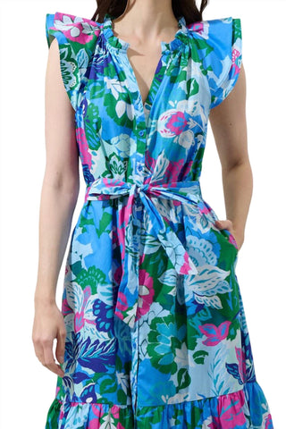Sugarlips - Lavera Floral Button Down Midi Dress