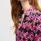 Joseph Ribkoff - Satin Geometric Print Top