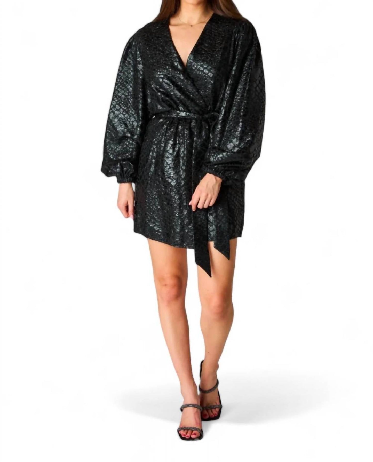 Buddylove - ADELINE SHORT WRAP DRESS