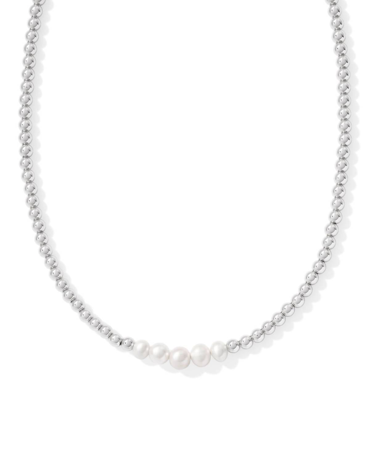 Kendra Scott - Eve Beaded Strand White Pearl Necklace