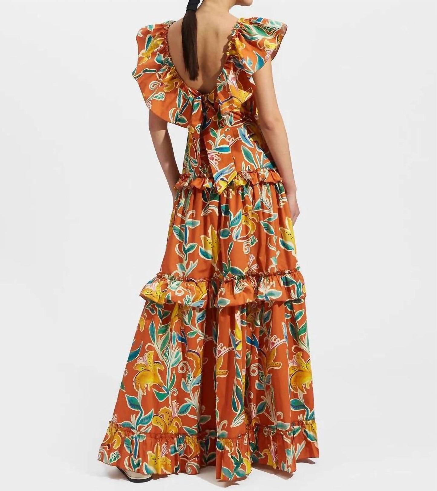 La Doublej - Scarlett Ruffle Maxi Dress