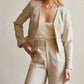 Crescent - Sofia Crop Open Blazer