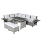 Tomax 5-Piece Outdoor Patio Rattan Sofa Set