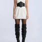 Bcbgmaxazria - Leather Tweed Dress