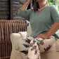 Cocco Bello - Women's Fine Knit Bat Sleeve Sweater