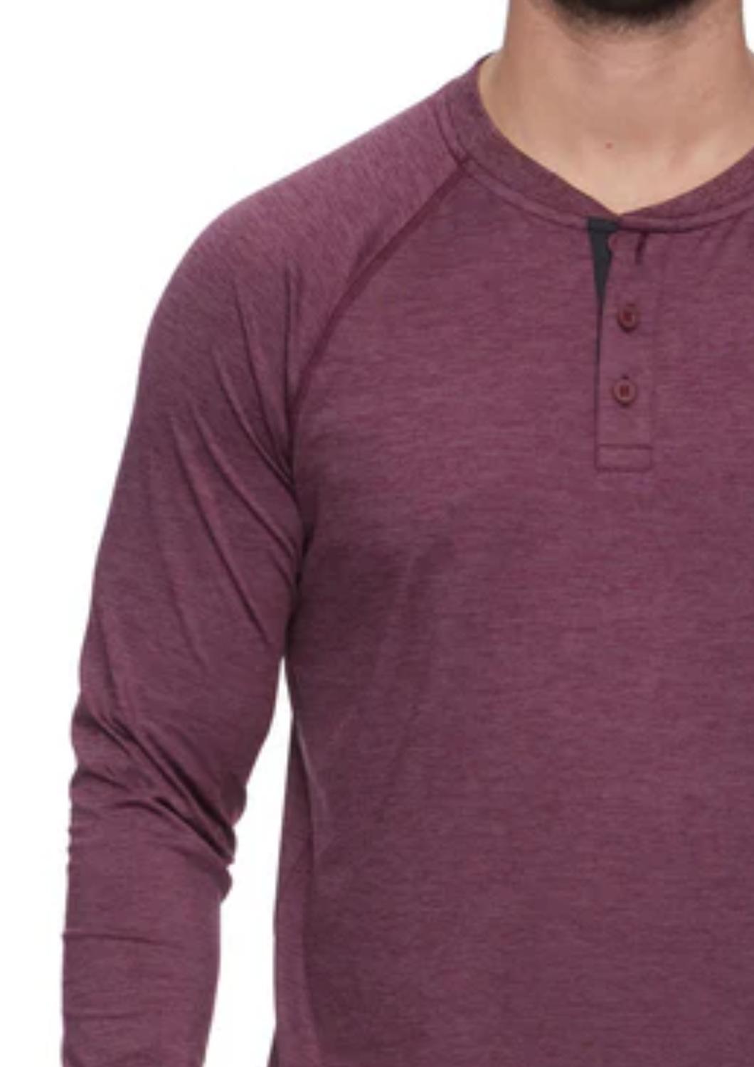 Flags & Anthem - Hanover Long Sleeve Performance Henley Shirt