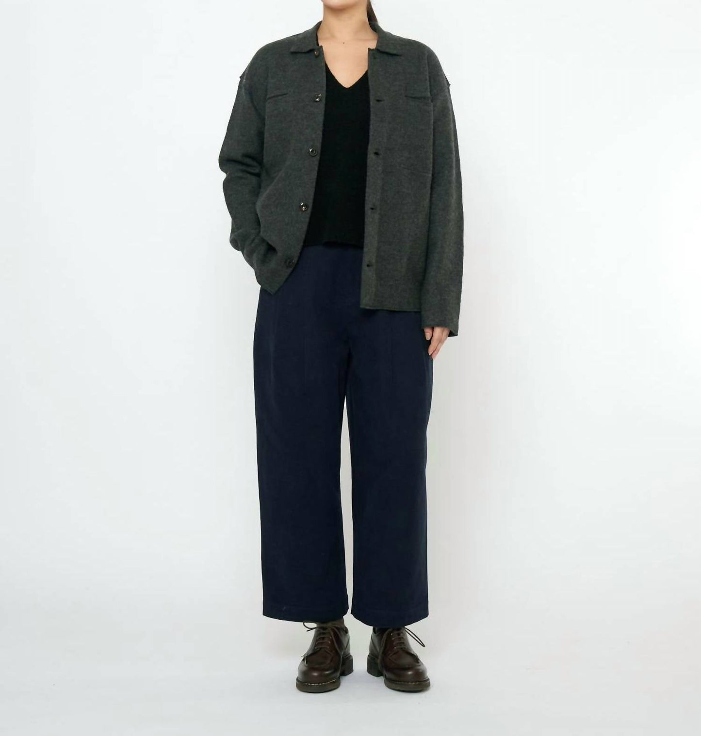 7115 By Szeki - Boiled Merino Wool Shirt Jacket