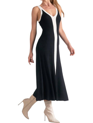 Elan - Stripe Front Midi Dress