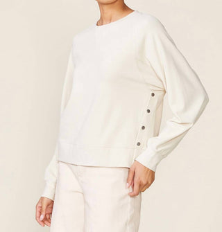 Anthem The Label - Raglan Pullover With Side Snaps Top