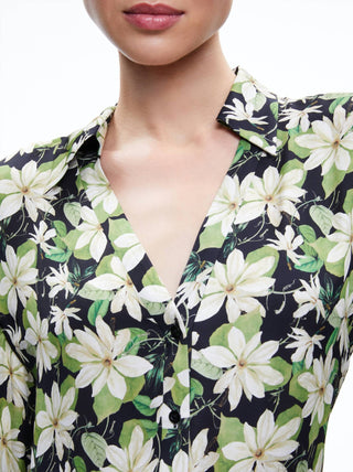 Alice + Olivia - Julius Collar Blouse - Plus