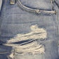 Kancan - Boyfriend Mid Rise Denim Shorts
