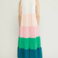 Entro - Colorblock Maxi Dress