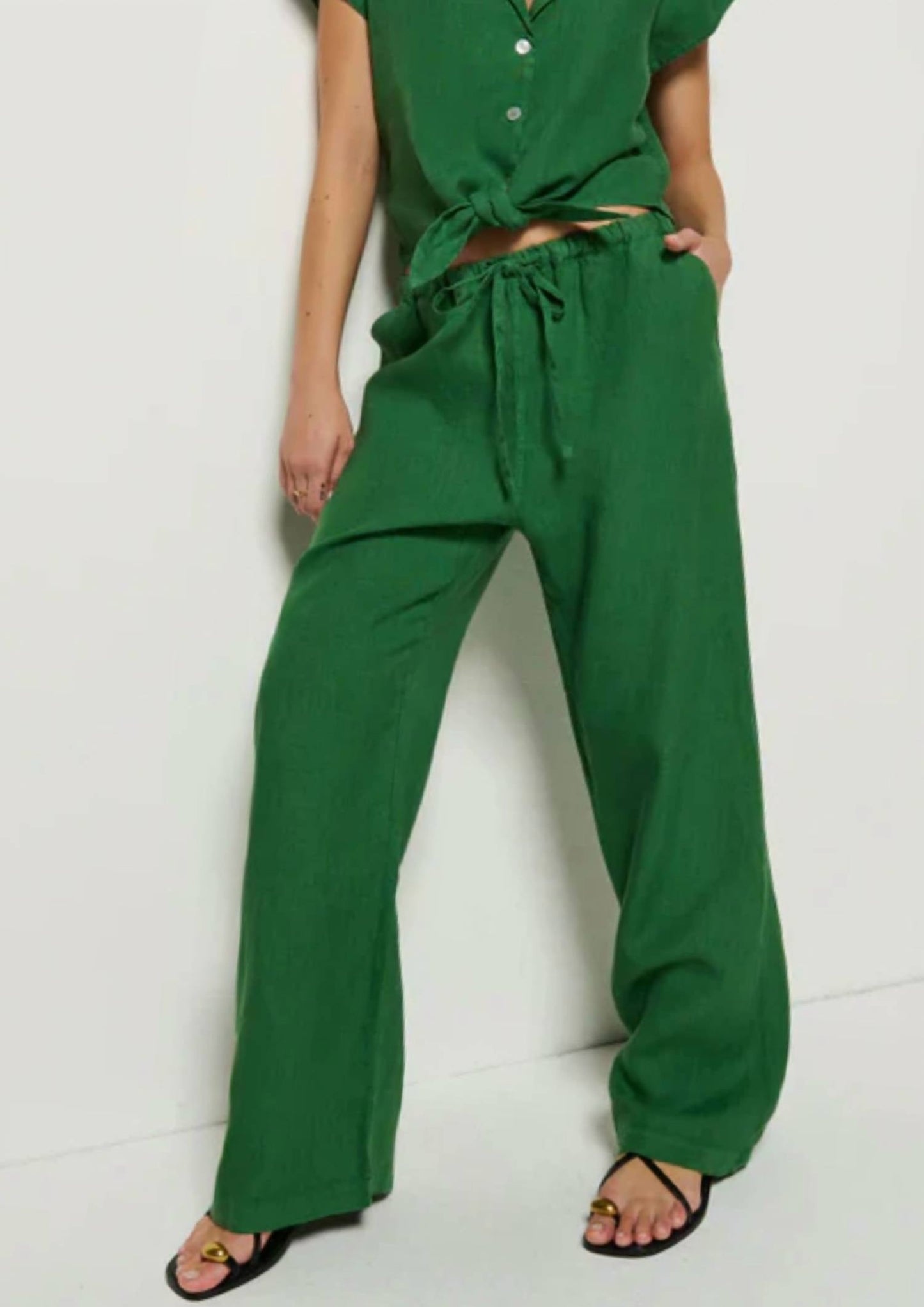 Nation Ltd - Lucia Tie Waist Pant