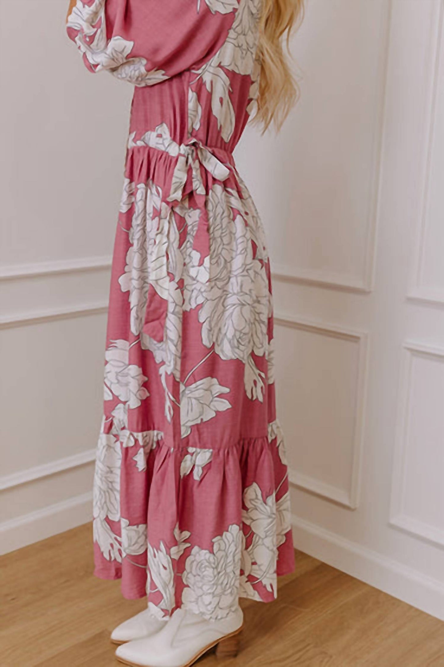 Entro - Floral Midi Dress