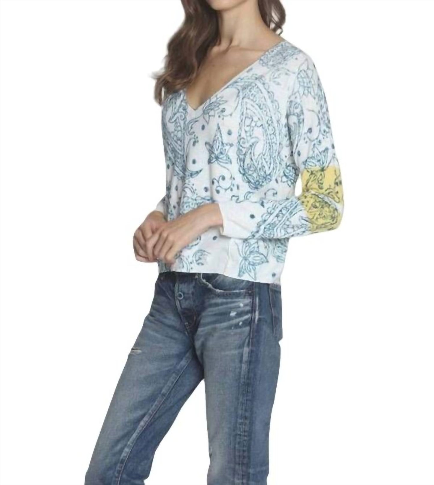 Label+Thread - Paisley Vee Top