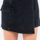 American Bazi - Cargo Pocket Mini Skort With Buttons
