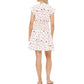 Oliphant - Smocked Waist Roll Sleeve Mini Dress