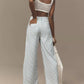 Joe'S Jeans - Addison High-rise Drawstring Linen Wide-leg Pants