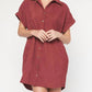 Entro - Corduroy Shirt Dress