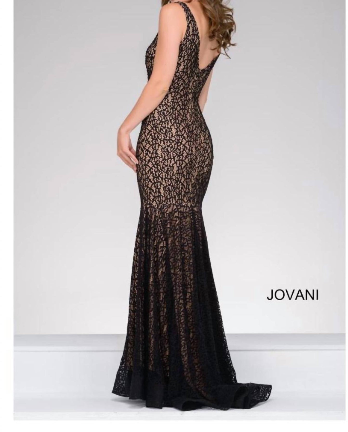 Jovani - Lace Evening Gown