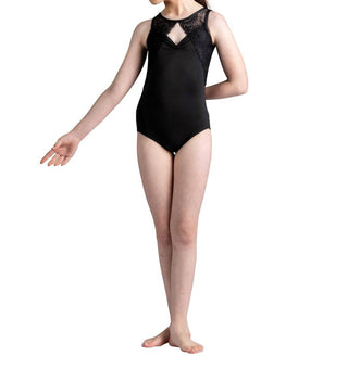 Danznmotion - Girl's Paulette Scallop Lace Tank Leotard