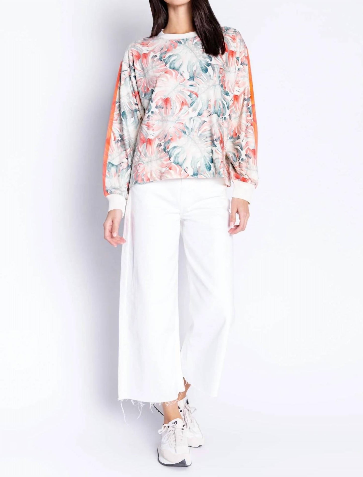 Pj Salvage - Tropic Like It's Hot Long Sleeve Lounge Top