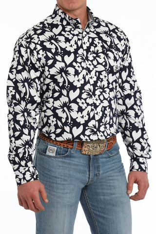 Cinch - Men's Long Sleeve Twill Print Shirt