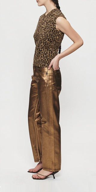 6397 - Women's Double-v Vest Leopard