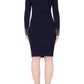 Joseph Ribkoff - Long Sleeve Embellished Cuff Dress